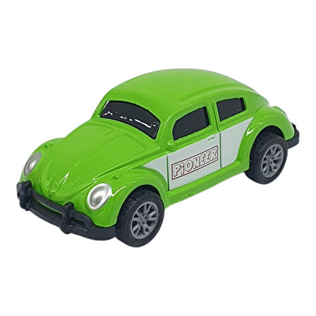 Çek Bırak Metal Küçük Arabalar 8 cm - SH40031 - Yeşil Vosvos