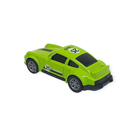 Çek Bırak Metal Küçük Arabalar 8 cm - SH40031 - Açık Yeşil