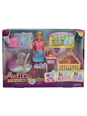 Anlily Bebek Bakım Seti Pembe