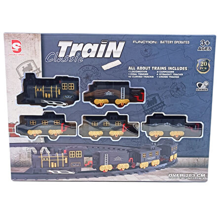 Seher Oyuncak Pilli Raylı Işıklı Tren 285CM SHR-8501C