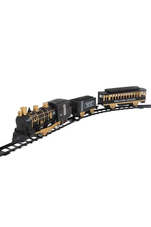 Işıklı Müzikli Buharlı Tren Set 15 Parça 405 cm