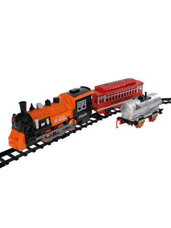 Seher Oyuncak Sesli ve Işıklı Buharlı Tren Kırmızı