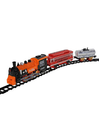Seher Oyuncak Sesli ve Işıklı Buharlı Tren Kırmızı