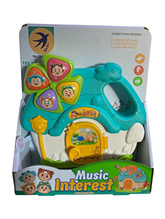 5 Fonksiyonlu 13 cmEğitici Müzik Evim 4582