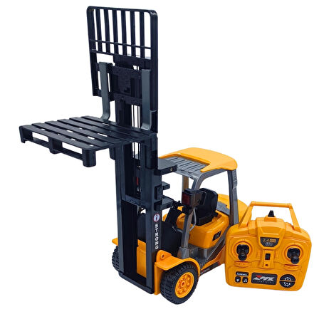 Acar Oyuncak 1:18 Ölçek Uzaktan Kumandalı 9 Kanallı Alaşım Oyuncak Forklift