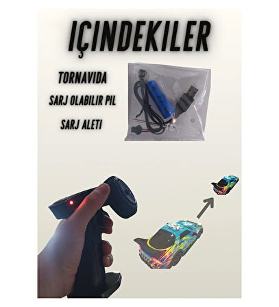 Seher Oyuncak 1:22 Ölçek Uzaktan Kumandalı 4x4 Drift Yapabilen Işıklı Sesli Oyuncak RX-7 Araç (ITEM KOD : SH40735C)