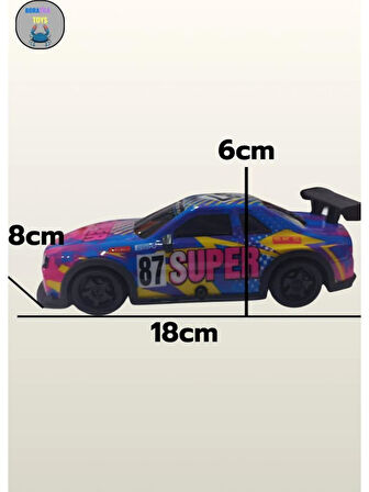 Seher Oyuncak 1:22 Ölçek Uzaktan Kumandalı 4x4 Drift Yapabilen Işıklı Sesli Oyuncak GTR Araç (ITEM KOD : SH40735B)