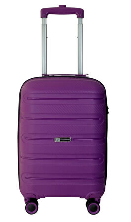 Vegmann Polipropilen (PP) Atlas Violet Kabin Boy Valiz