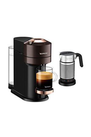 Nespresso A4KGDV1 VERTUO Next Premium Kahverengi Kahve Makinesi ve Süt Köpürtücü Aksesuar