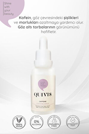 Göz Altı Torbalanma ve Kararma Karşıtı Aydınlatıcı Kafein Serum 30 ML