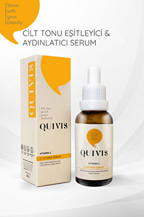 Cilt Tonu Eşitleyici ve Gözenek Sıkılaştırıcı,C Vitamini Serum 30 ML