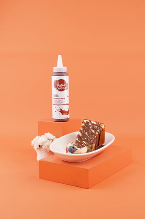 Melwiss Chocolate Sütlü Tatlı Sos 330 gr- Waffle & Krep & Pankek Sosu x 4 Adet