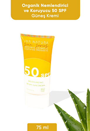 Iva Natura Organik Nemlendirici Ve Koruyucu 50 Spf Güneş Kremi 75 ml