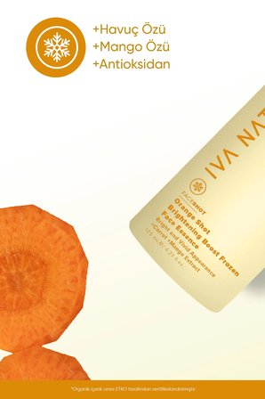 İva Natura Orange Shot Canlılık & İşıltı Destekli Bakım | Günlük Kullanıma Uygun