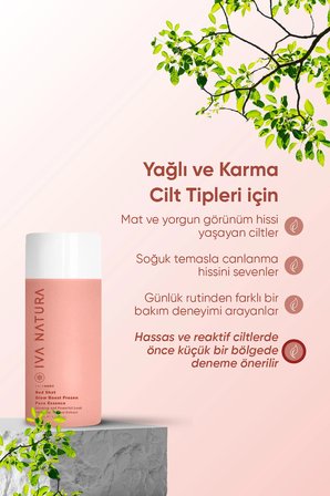 Iva Natura Red Shot Bariyer Destekleyici & Konfor Odaklı Bakım | Günlük Kullanıma Uygun