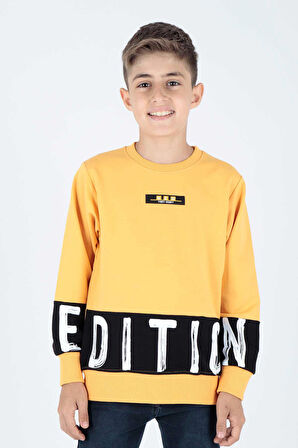 Erkek Çocuk Edition Baskılı Trend Sweatshirt Ak15121