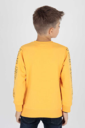 Erkek Çocuk Leader Baskılı Trend Sweatshirt Ak15091