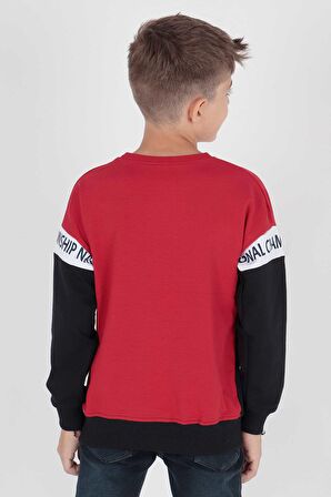 Erkek Çocuk Superior Baskılı Trend Sweatshirt Ak15118