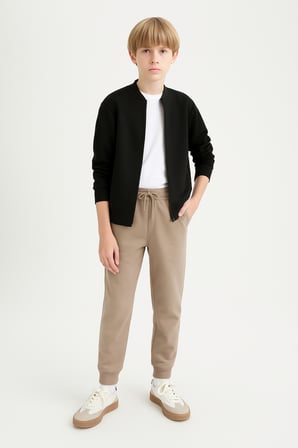 Erkek Çocuk Basic Jogger Paça Okul Eşofman Altı AK-2350