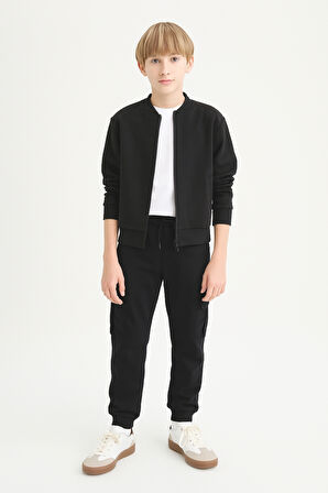 Erkek Çocuk Basic Kargo Cepli Jogger Paça Okul Eşofman Altı AK2322-1