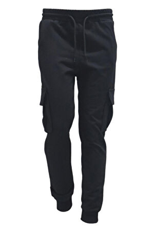 Erkek Çocuk Basic Kargo Cepli Jogger Paça Okul Eşofman Altı AK2322-1