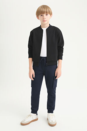 Erkek Çocuk Basic Kargo Cepli Jogger Paça Okul Eşofman Altı AK2322-1