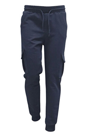 Erkek Çocuk Basic Kargo Cepli Jogger Paça Okul Eşofman Altı AK2322-1