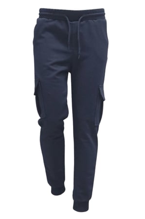 Erkek Çocuk Basic Kargo Cepli Jogger Paça Okul Eşofman Altı AK2322-1