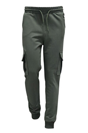 Erkek Çocuk Basic Kargo Cepli Jogger Paça Okul Eşofman Altı AK2322-1