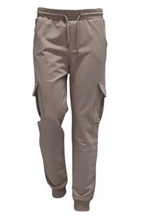 Erkek Çocuk Basic Kargo Cepli Jogger Paça Okul Eşofman Altı AK2322-1