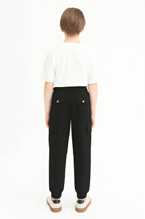 Erkek Çocuk Komando Cepli Beli Lastikli Okul Pantolonu AK1000-1-2