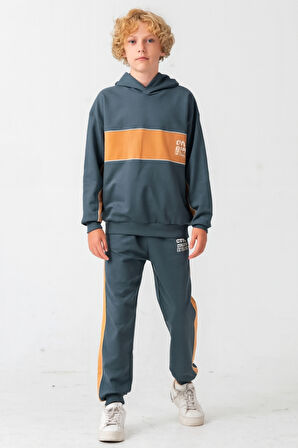 Erkek Çocuk Soul Fater Baskılı Alt Üst Eşofman Takımı Ak7882