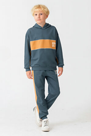 Erkek Çocuk Soul Fater Baskılı Alt Üst Eşofman Takımı Ak7882