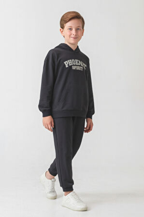 Erkek Çocuk Phoenix Sprit Baskılı Alt Üst Eşofman Takımı Ak7870