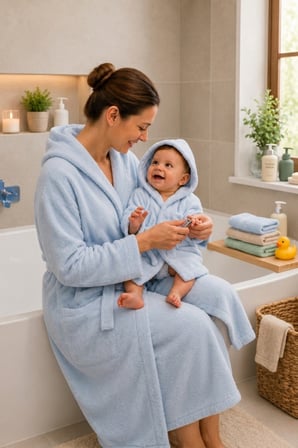 BabyTime 6 lı Bebek Bakım Seti Mavi–Burun Aspiratörü,Tarak,Fırça,Tırnak Makası ve Törpü Ak512