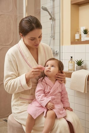 BabyTime 6 lı Bebek Bakım Seti Pembe–Burun Aspiratörü,Tarak,Fırça,Tırnak Makası ve Törpü Ak512