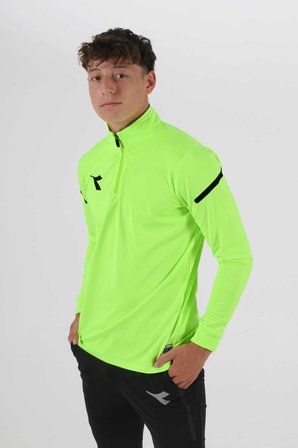 Diadora Alto Antrenman Eşofmanı Tek Üst Neon Yeşil