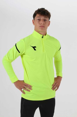 Diadora Alto Antrenman Eşofman Üstü Neon Sarı