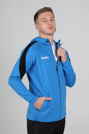 Diadora Satürn Kamp Eşofmanı Kapşonlu Tek Üst Sax