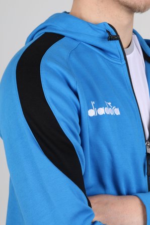 Diadora Satürn Kamp Eşofmanı Kapşonlu Tek Üst Sax
