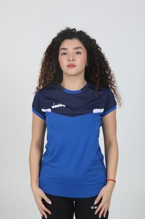 Diadora Aris Kadın Tişört Saks Lacivert