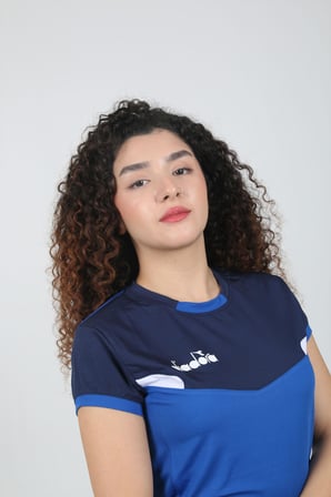 Diadora Aris Kadın Tişört Saks Lacivert