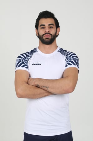 Diadora Derby Tişört Beyaz Lacivert