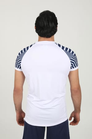 Diadora Derby Tişört Beyaz Lacivert