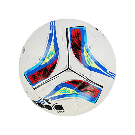 Diadora 4060261 Gold Futbol Topu Beyaz-Mavi-Kırmızı