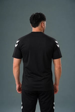 Hummel Armin Pamuklu Antrenman Tişört Siyah Sivasspor