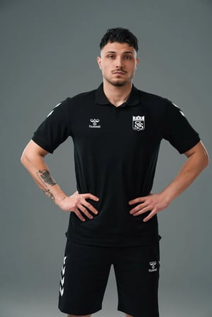 Hummel Armin Pamuklu Bebe Yaka Tişört Siyah Sivasspor