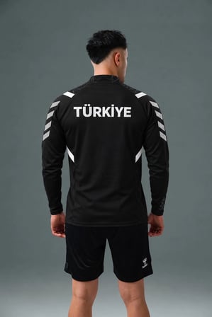 Hummel Dream Milli Takım Kamp Eşofman Üstü Siyah