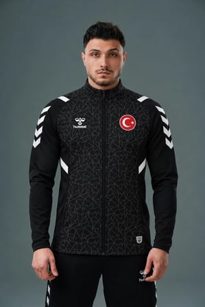 Hummel Dream Milli Takım Kamp Eşofman Üstü Siyah