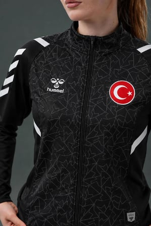Hummel Dream Milli Takım Kamp Eşofman Üstü Siyah